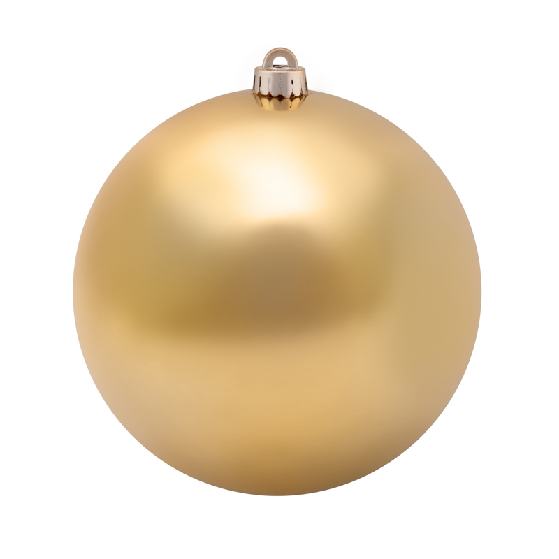 картинка Елочная фигура Шар, 20 см, цвет золотой глянцевый