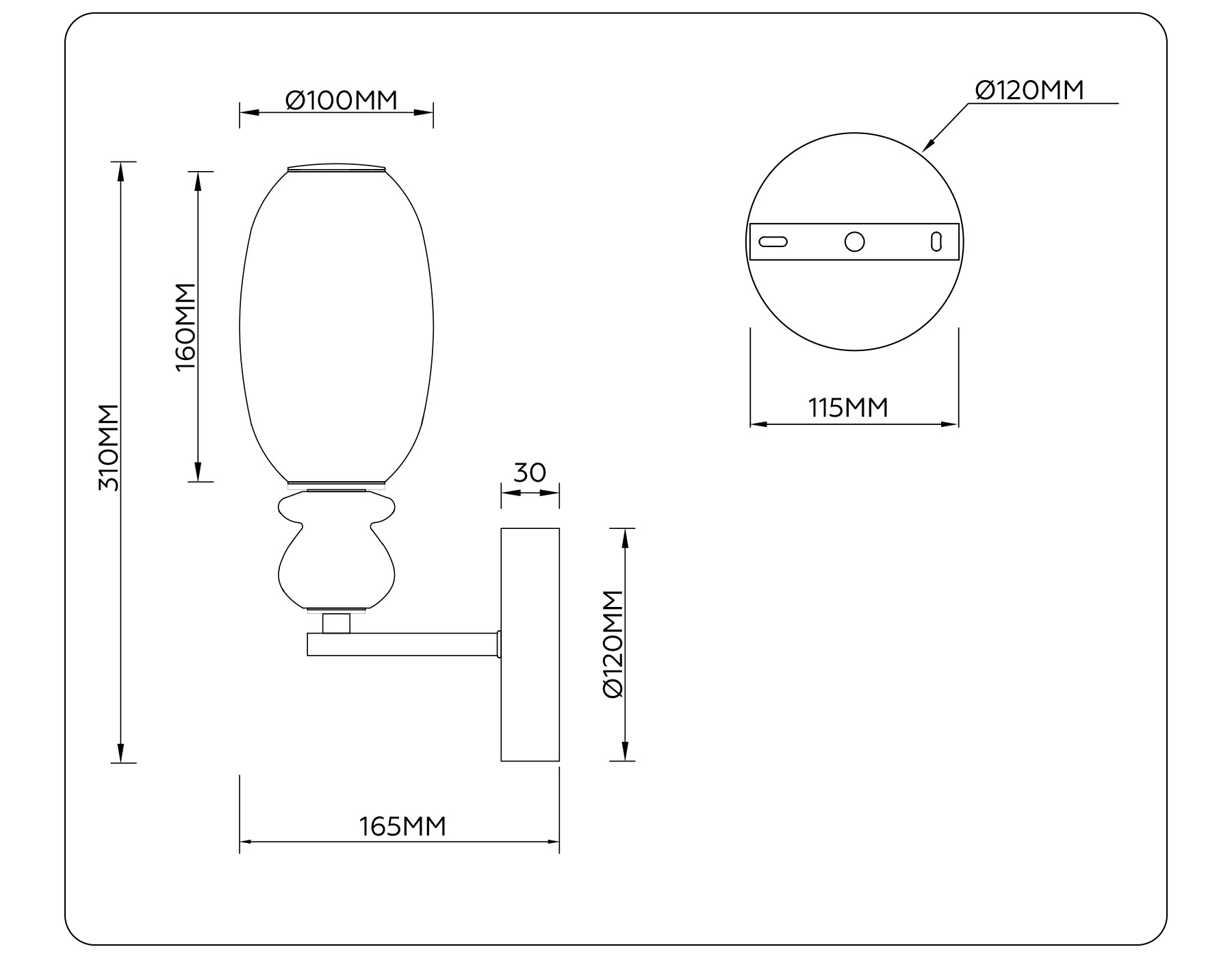 картинка Настенный светодиодный светильник LH53148