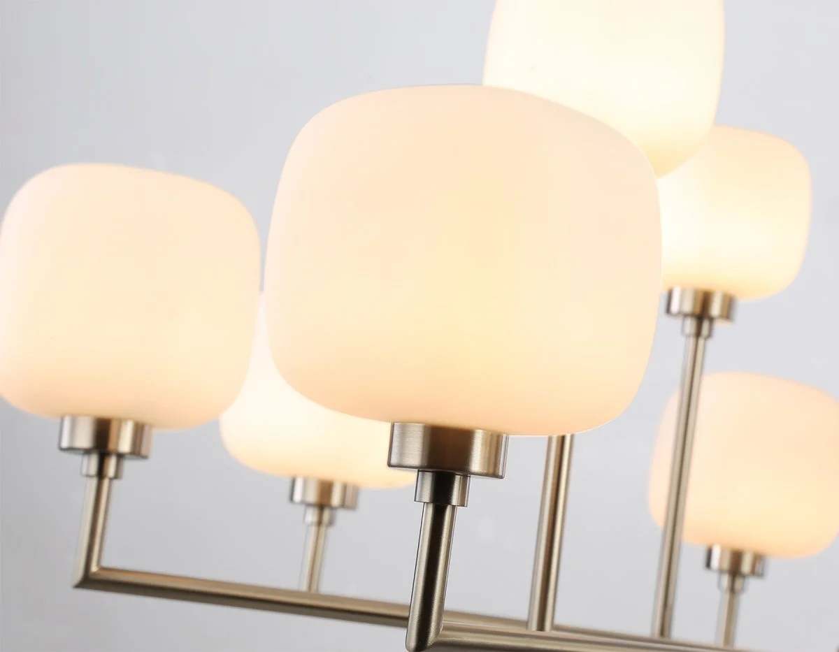 картинка Люстра на штанге с мрамором LH53005