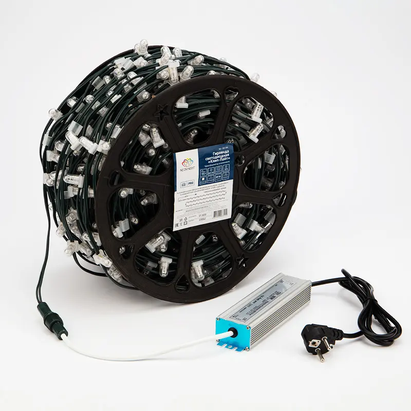 картинка Гирлянда LED ClipLight 12V 150 мм, цвет диодов ТЕПЛЫЙ БЕЛЫЙ