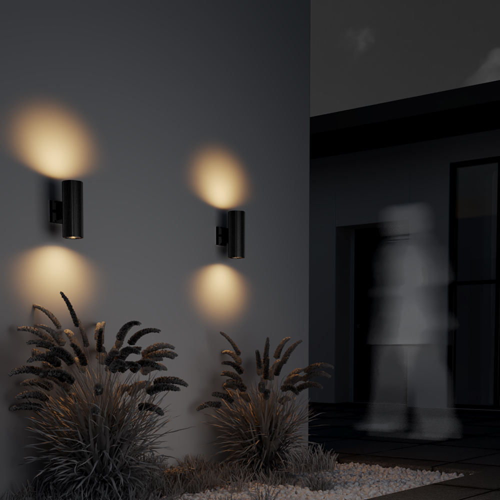 картинка Настенный светильник (бра) Outdoor O419WL-02B