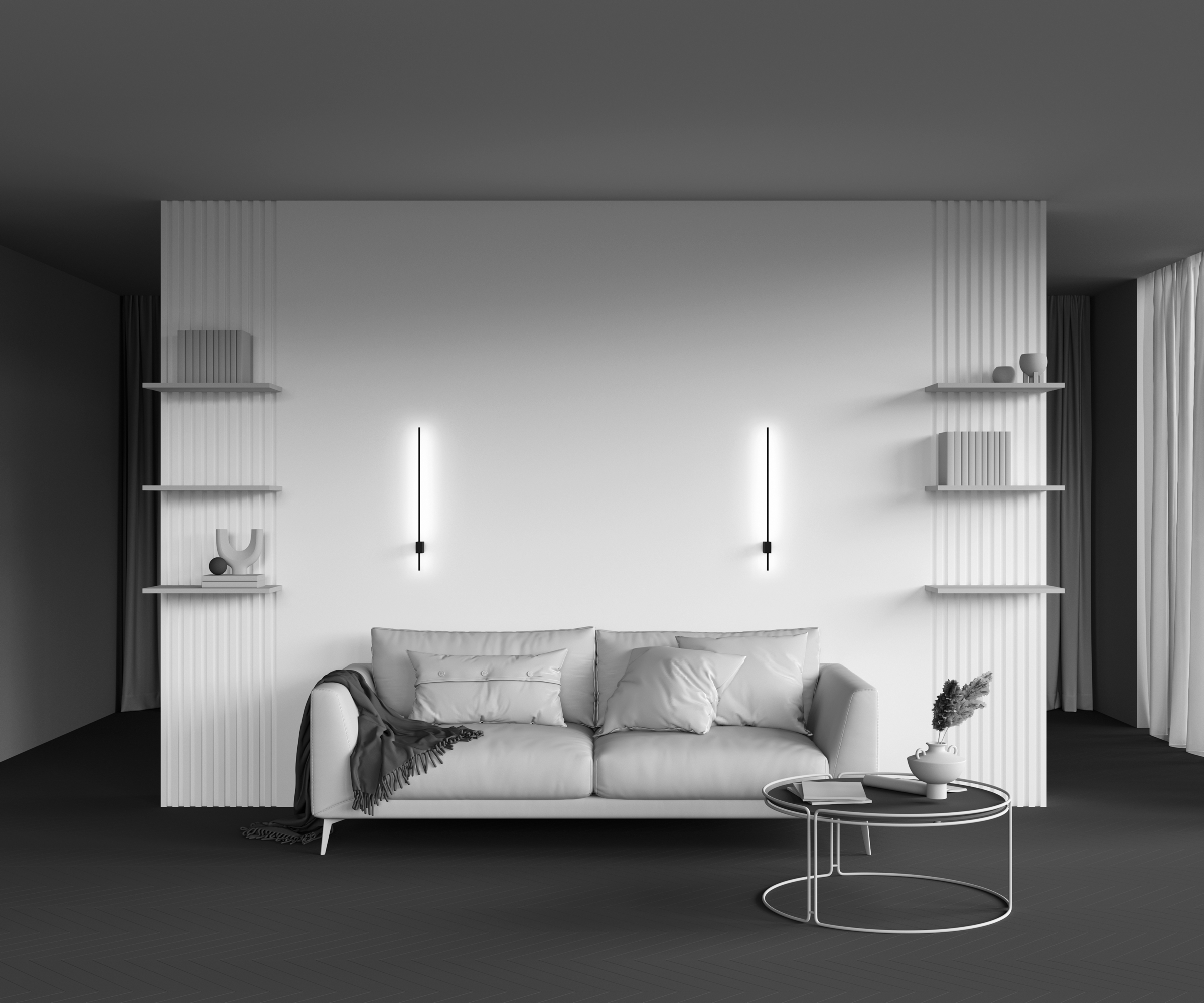 картинка Настенный светильник (бра) Technical C070WL-L6B3K