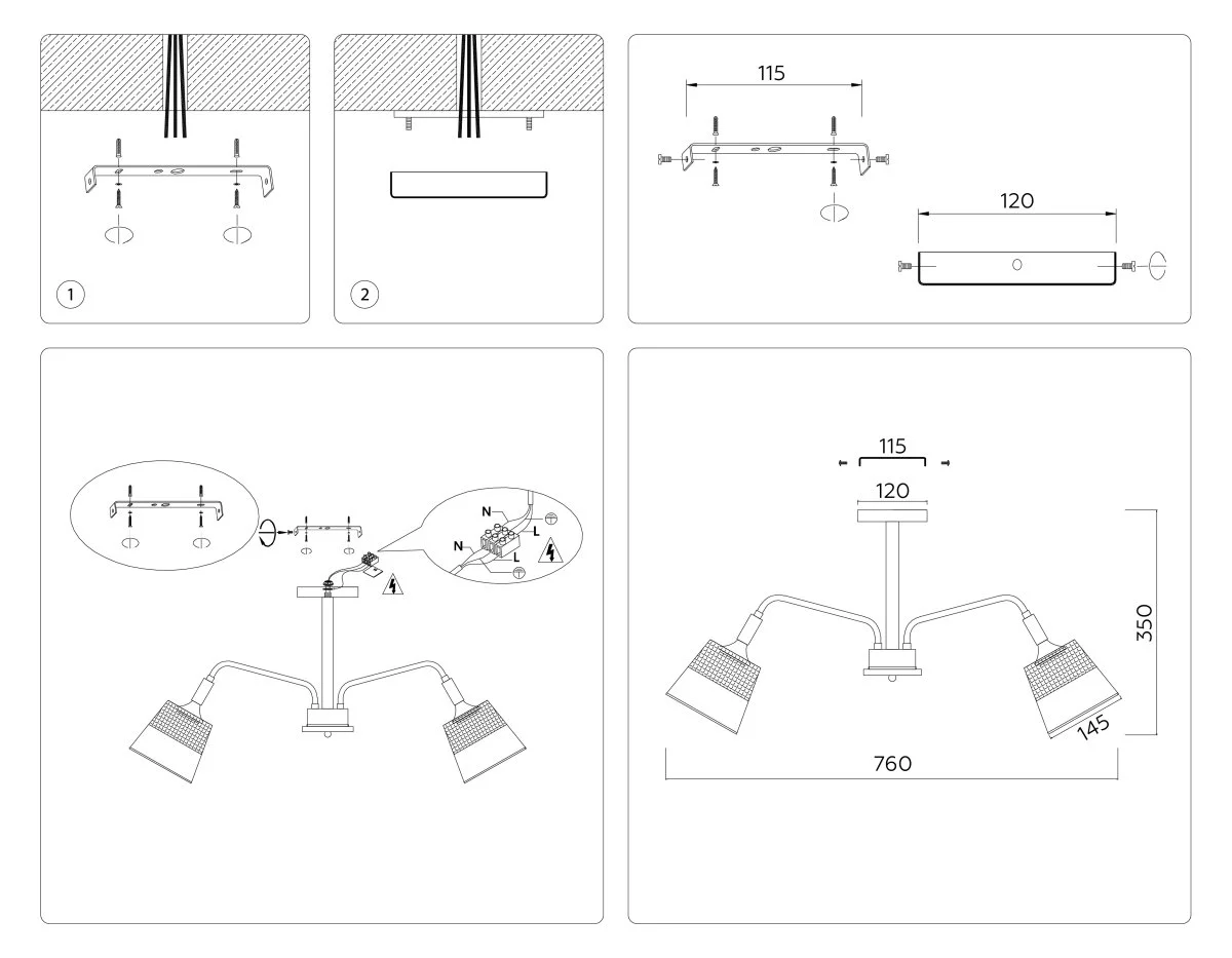 картинка Подвесной светильник со сменной лампой TR4738