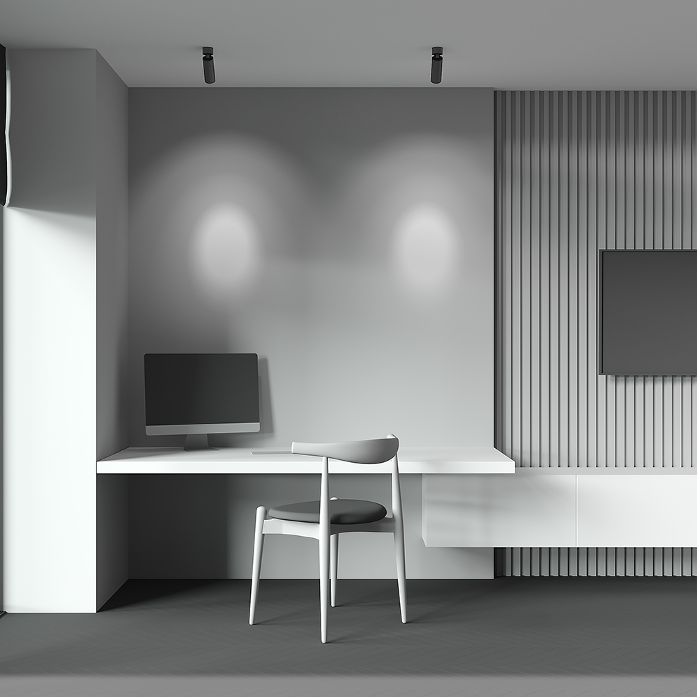 картинка Потолочный светильник Technical C055CL-L12B4K-W-B