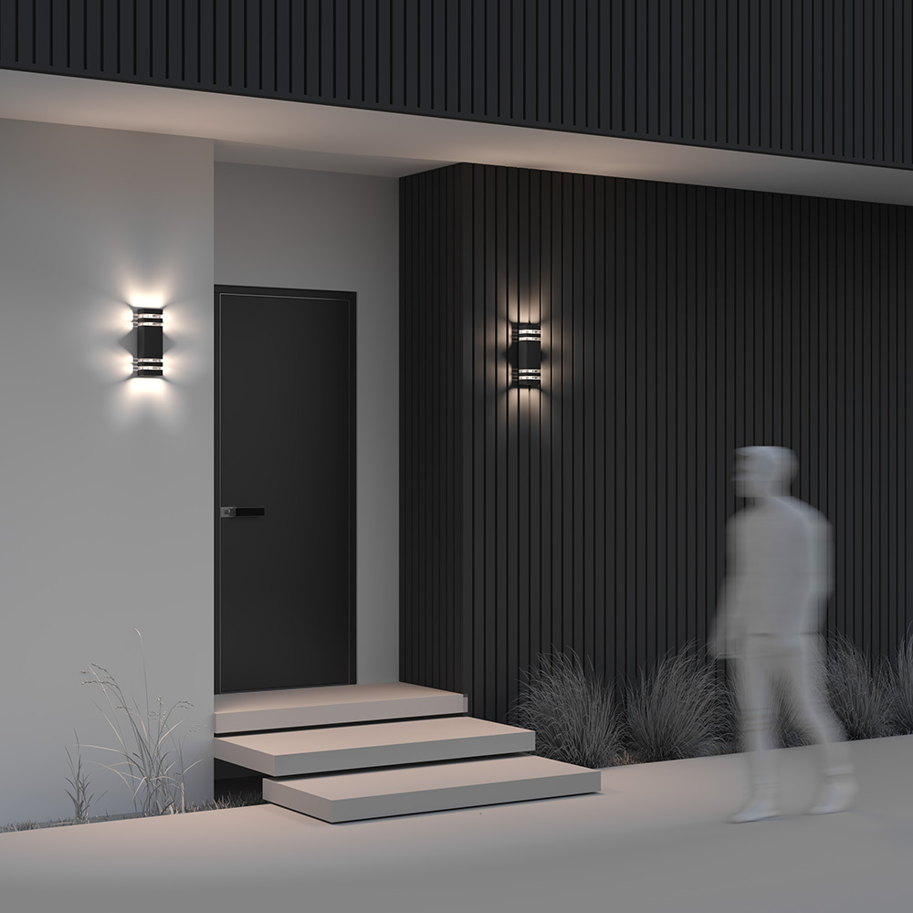 картинка Настенный светильник (бра) Outdoor O578WL-02B