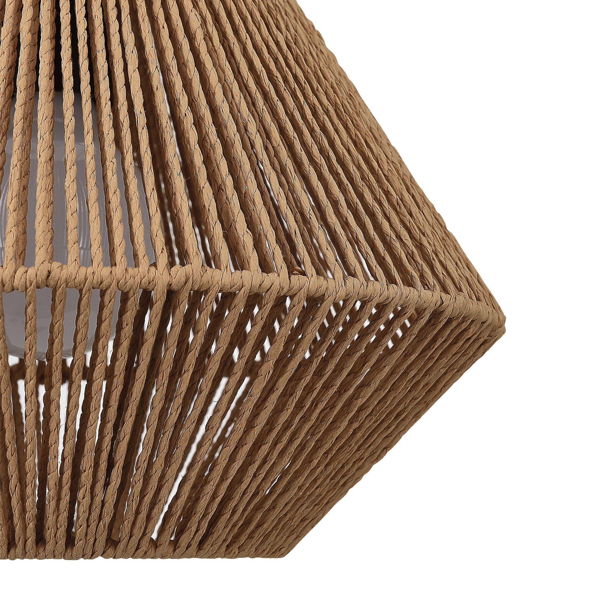 картинка SLE6025-603-01 Светильник подвесной бежевый/черный E27 1*40W