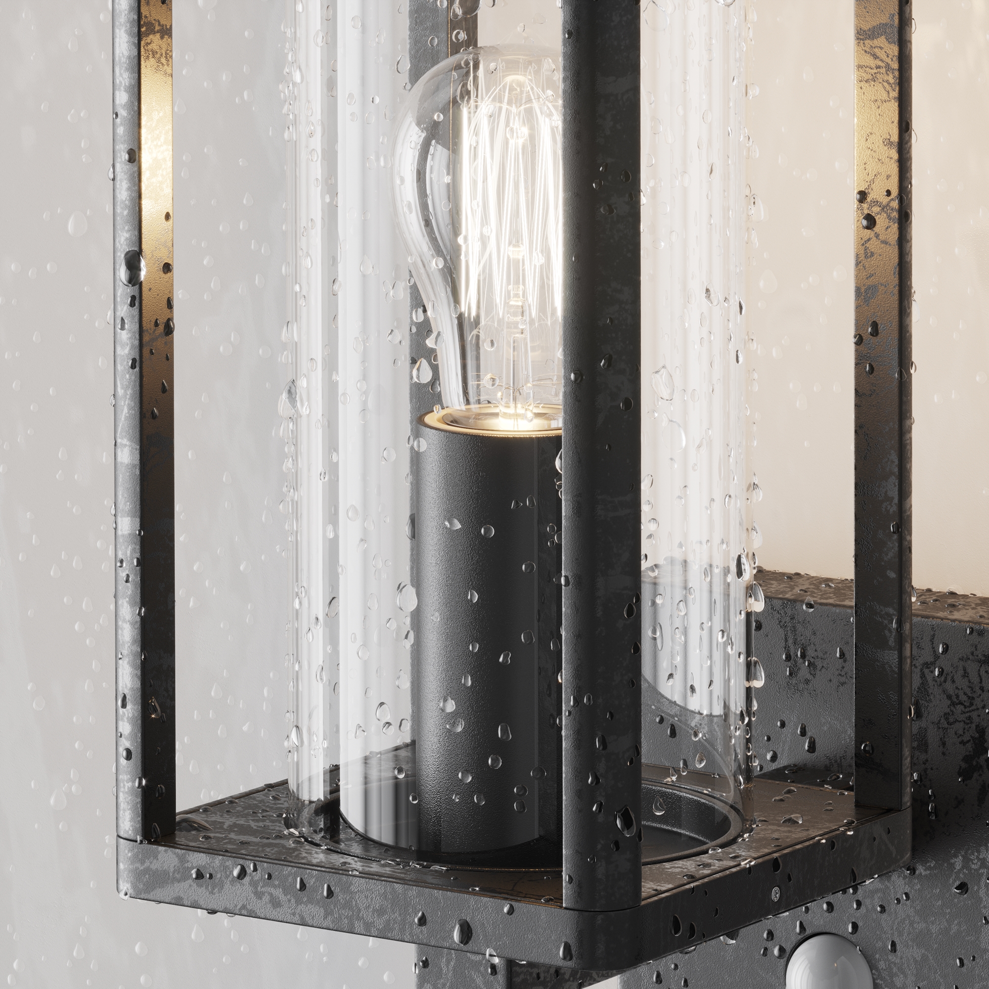 картинка Настенный светильник (бра) Outdoor O452WL-01GFSR