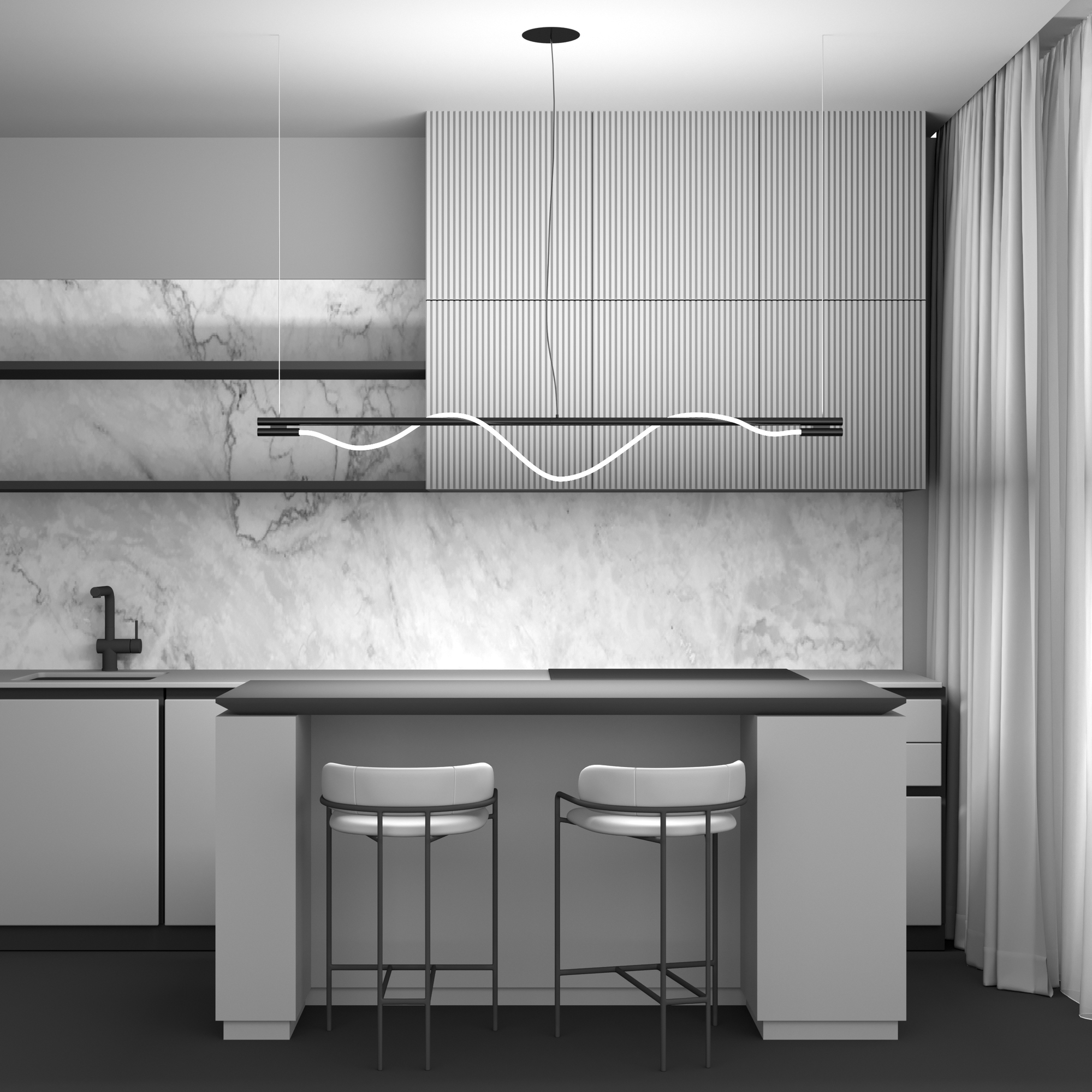 картинка Подвесной светильник Maytoni MOD166PL-L20G3K