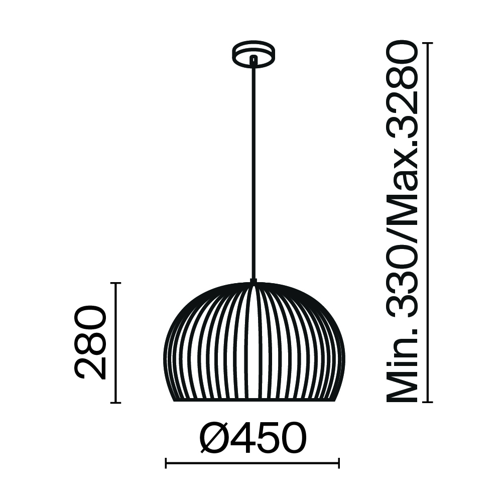 картинка Подвесной светильник Maytoni MOD195PL-01W1