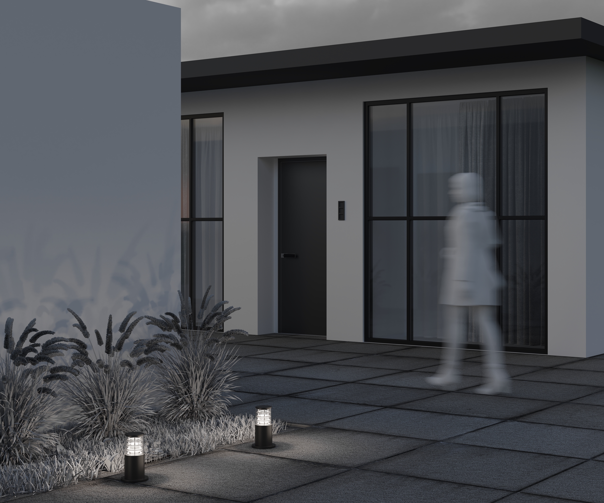 картинка Ландшафтный светильник Outdoor O576FL-01B1