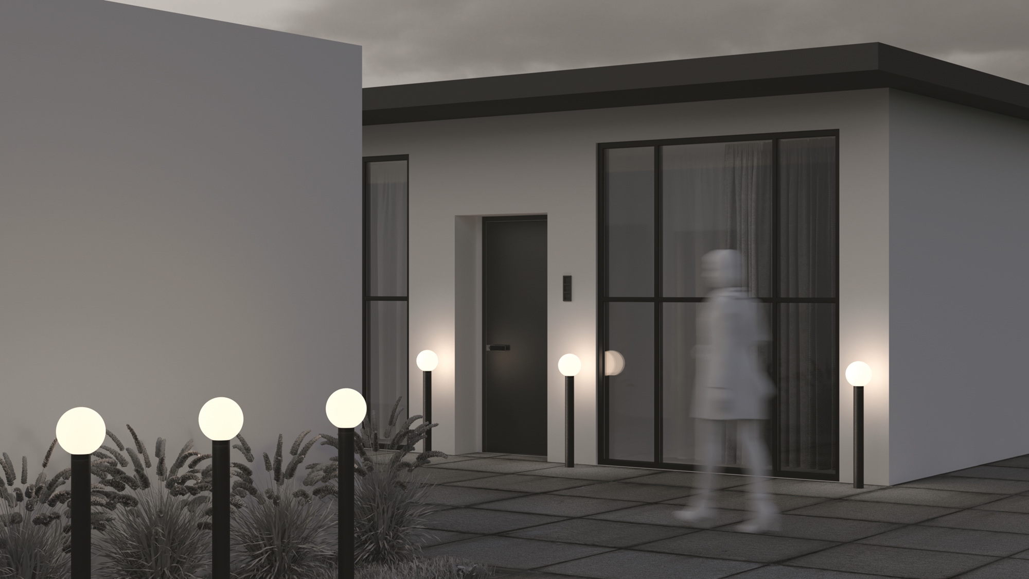 картинка Ландшафтный светильник Outdoor O598FL-01B