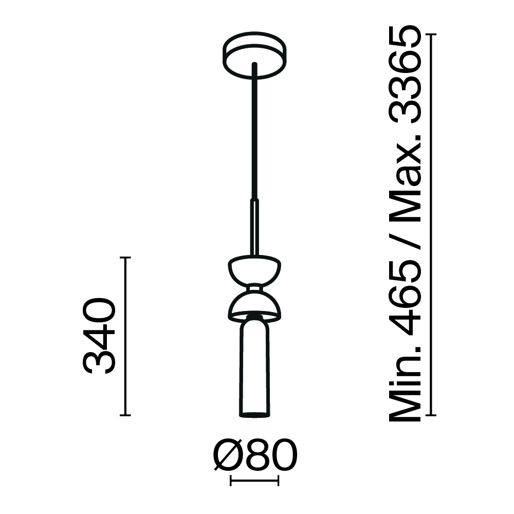 картинка Подвесной светильник Maytoni MOD178PL-01B