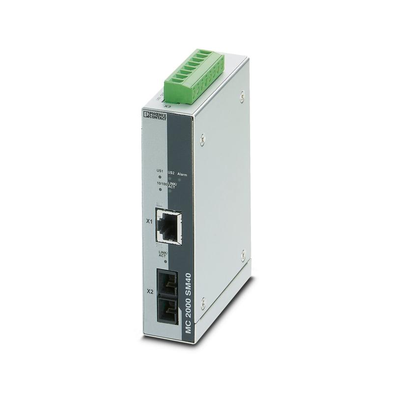 картинка Преобразователь оптоволоконного интерфейса FL MC 2000T SM40 SC Phoenix Contact 2891318