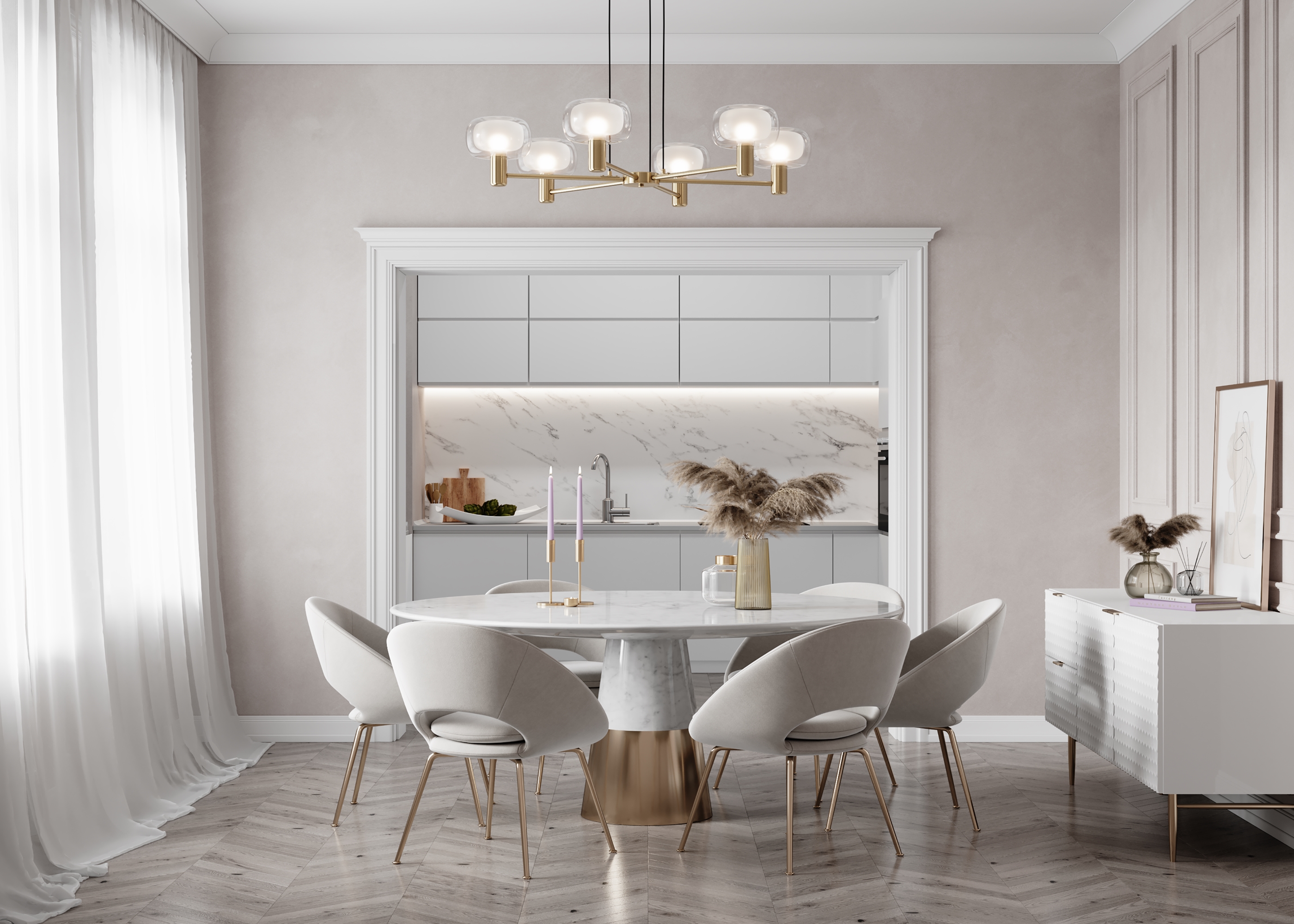 картинка Подвесной светильник Maytoni MOD411PL-06G