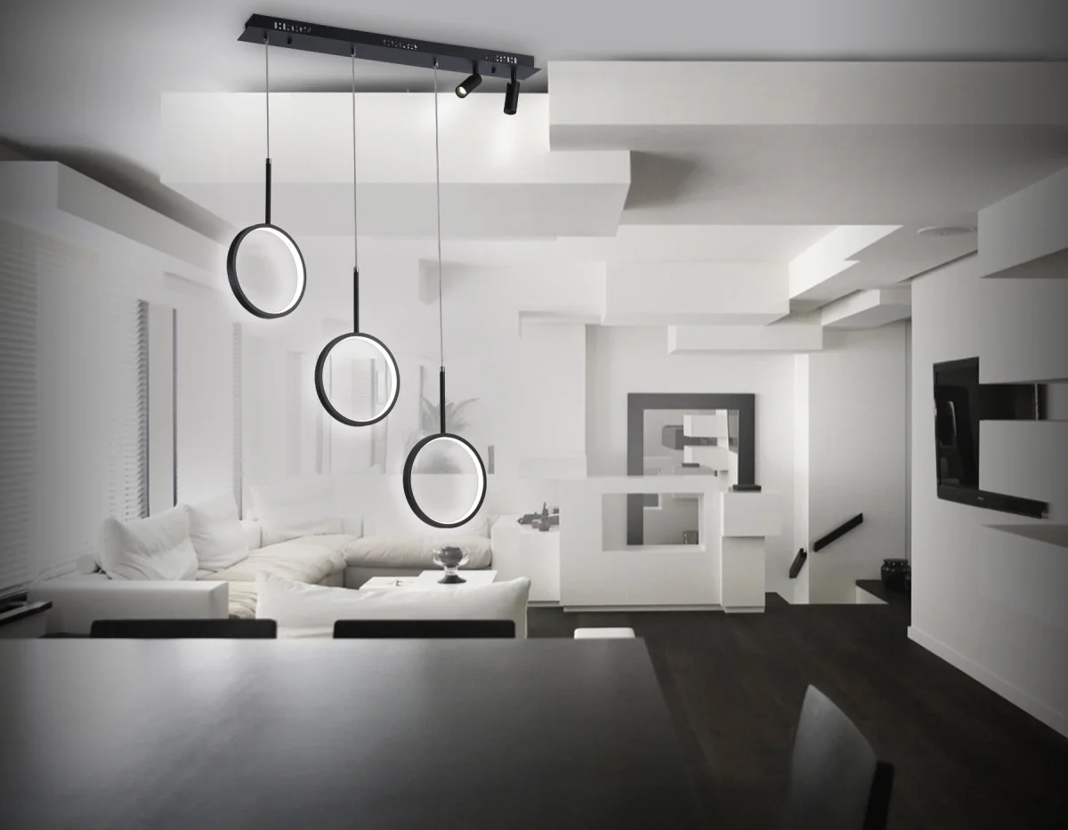 картинка Подвесной светодиодный светильник с пультом