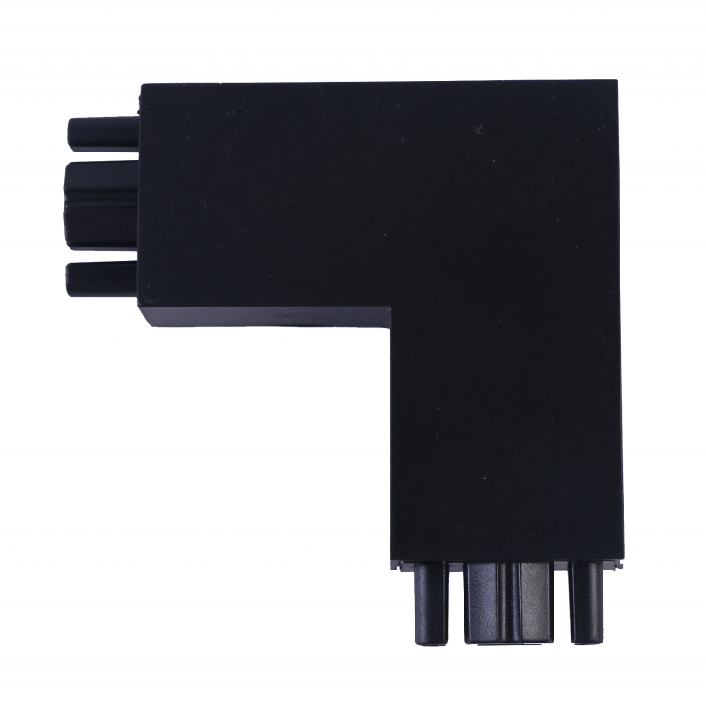 картинка Коннектор шинопровода угловой AC-B-TL черный серии TOP-LINE IN HOME