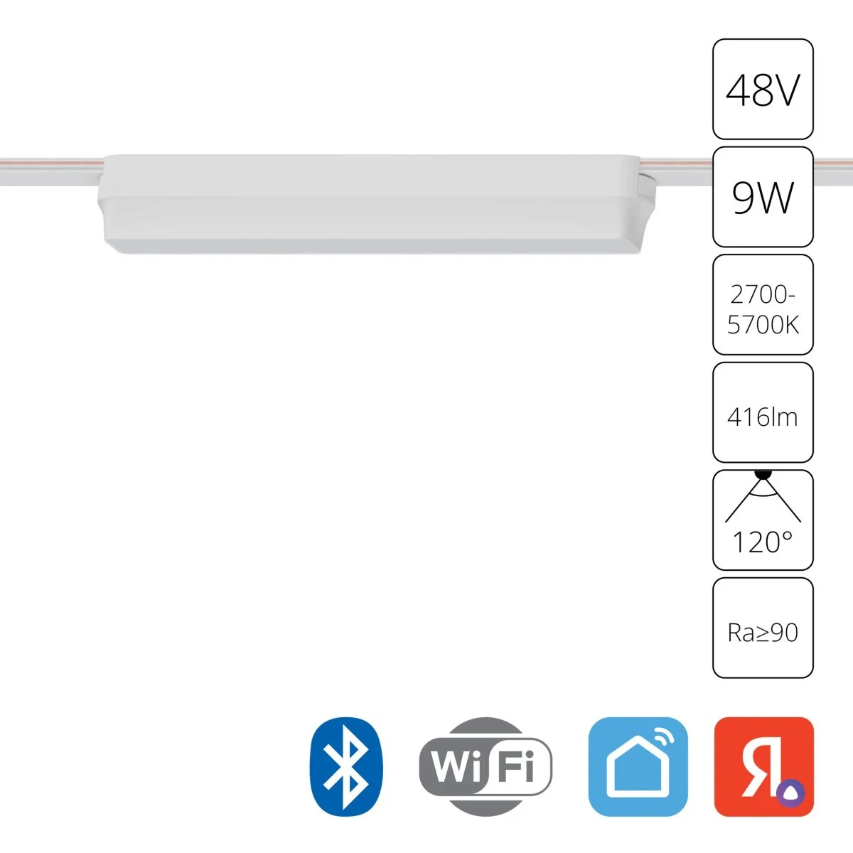 картинка Магнитный трековый светильник Arte Lamp RAPID SMART A2953PL-1WH