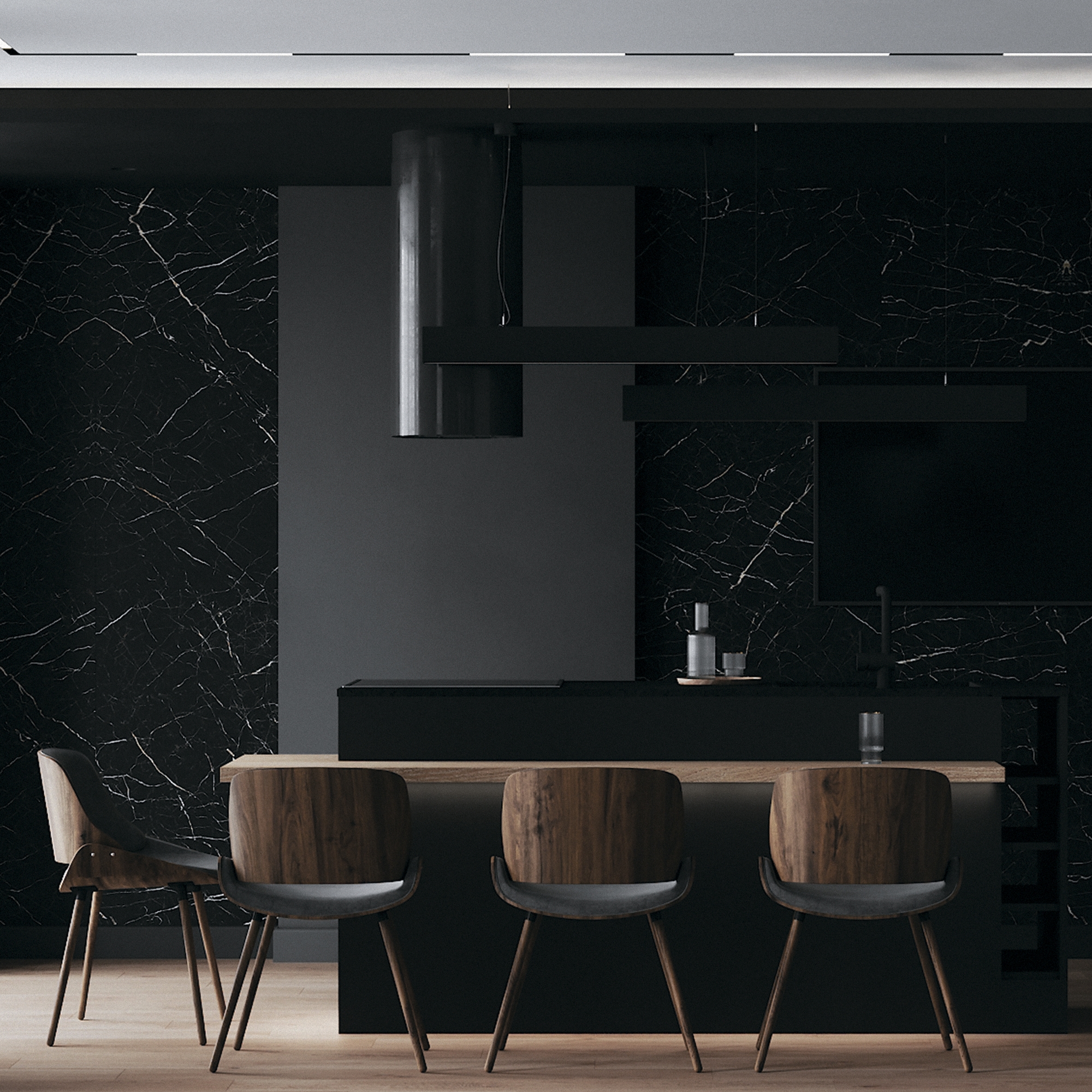 картинка Подвесной светильник Technical P051PL-L40B4K