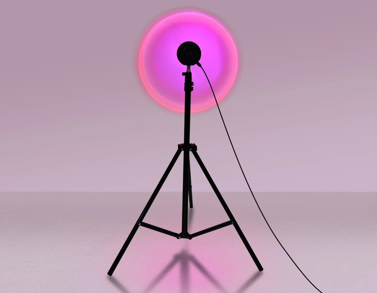 картинка Атмосферная светодиодная настольная лампа с пультом DE8387