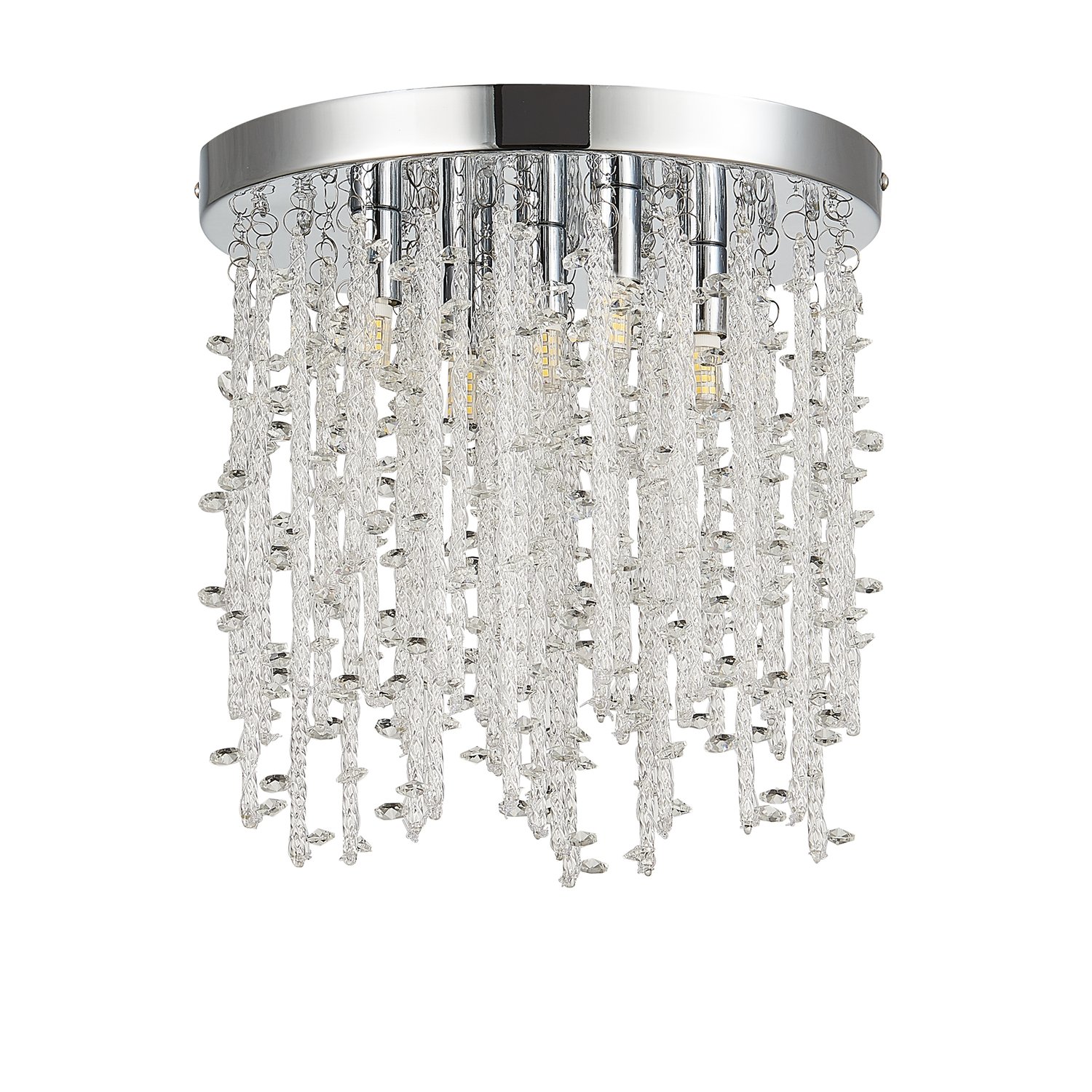 картинка SLE103302-05 Светильник потолочный Хром/Прозрачный G9 LED 5*3W