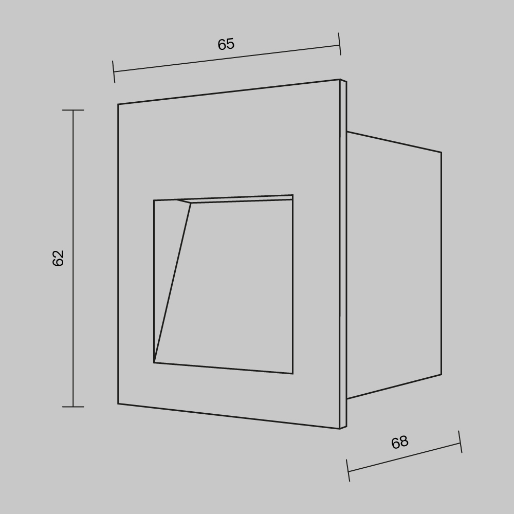 картинка Подсветка для лестниц Outdoor O038-L3B