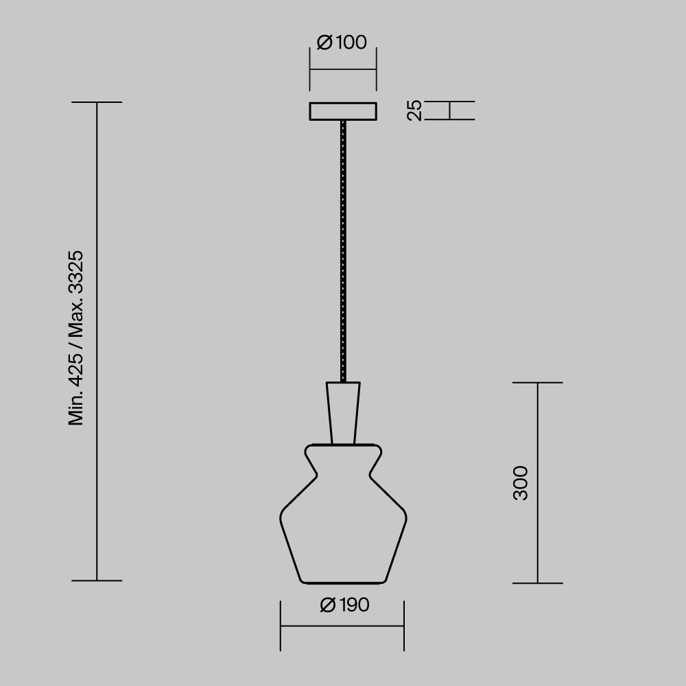 картинка Подвесной светильник Maytoni MOD405PL-01W1