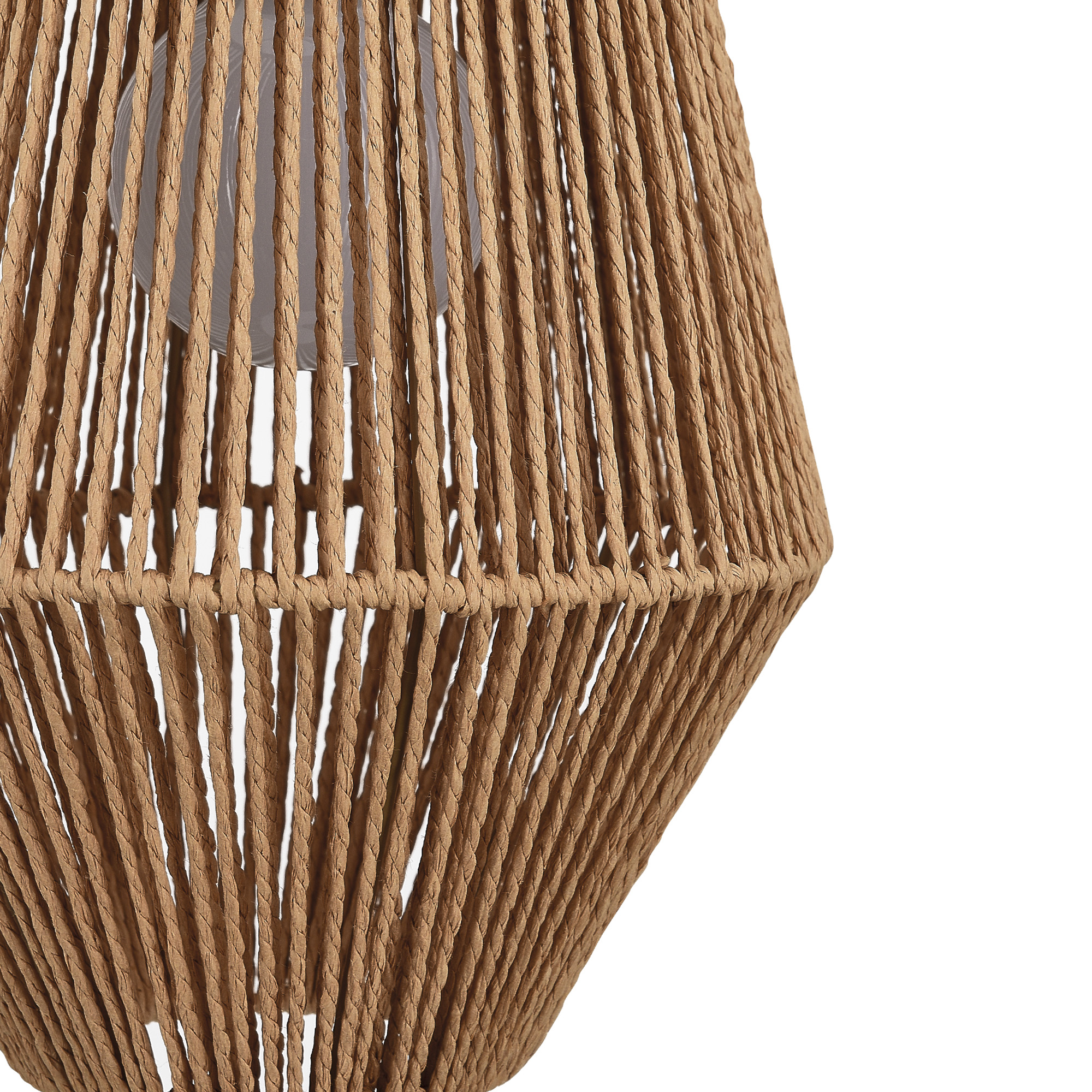 картинка SLE6025-613-01 Светильник подвесной бежевый/черный E27 1*40W