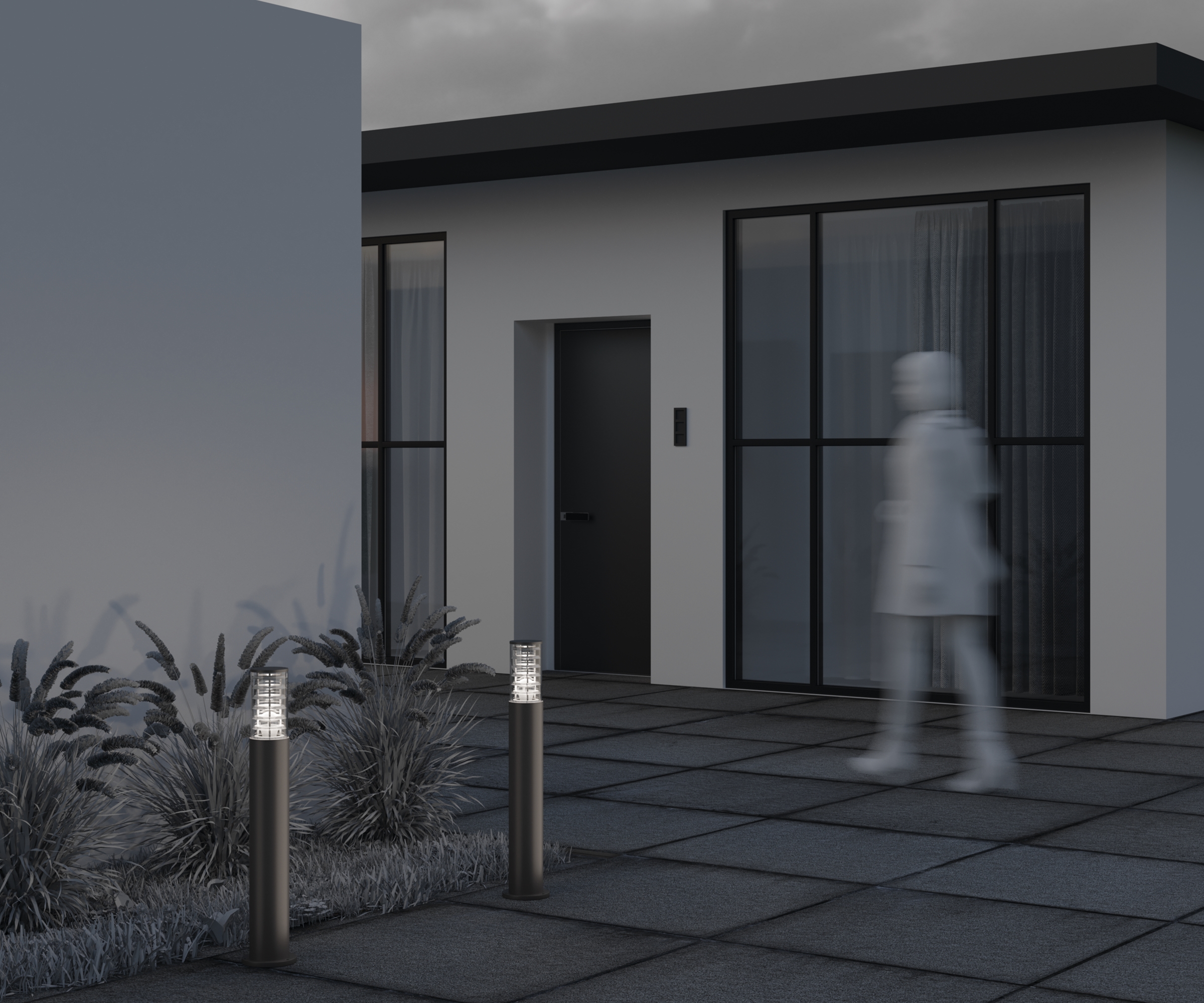 картинка Ландшафтный светильник Outdoor O576FL-01GR1