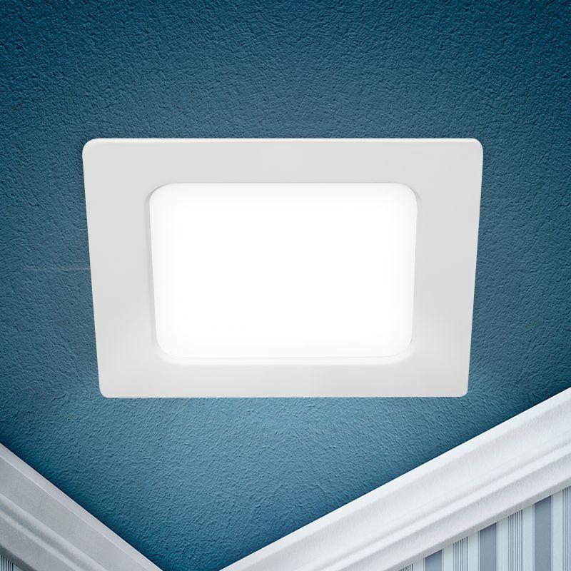 картинка Светильник светодиодный LED 18-15-6K 15Вт 6500К даунлайт квадратный встраив. IP40 Эра Б0057428