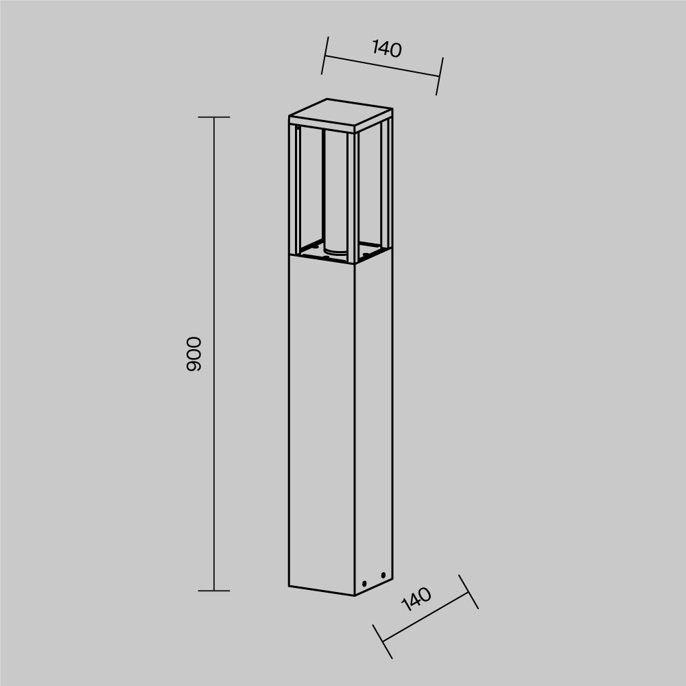 картинка Ландшафтный светильник Outdoor O480FL-L12B3K1