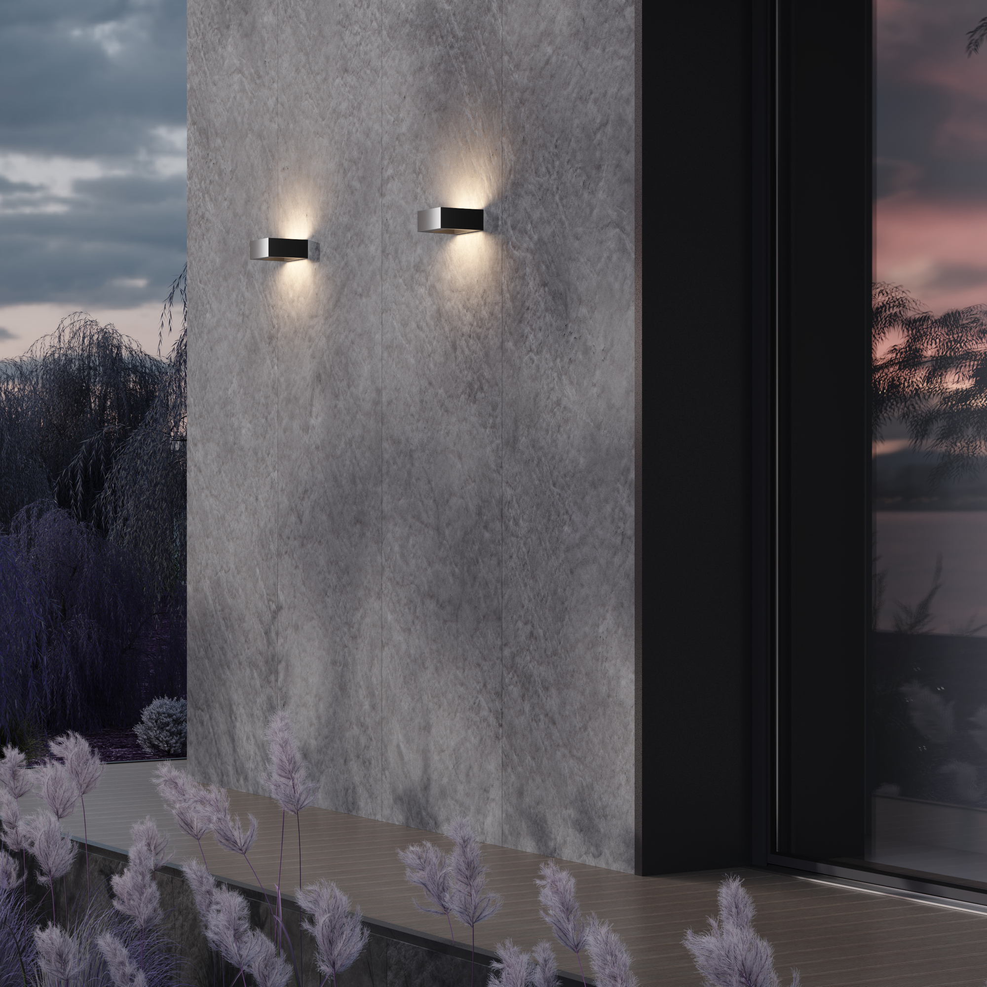 картинка Настенный светильник (бра) Outdoor O464WL-L18GF3K