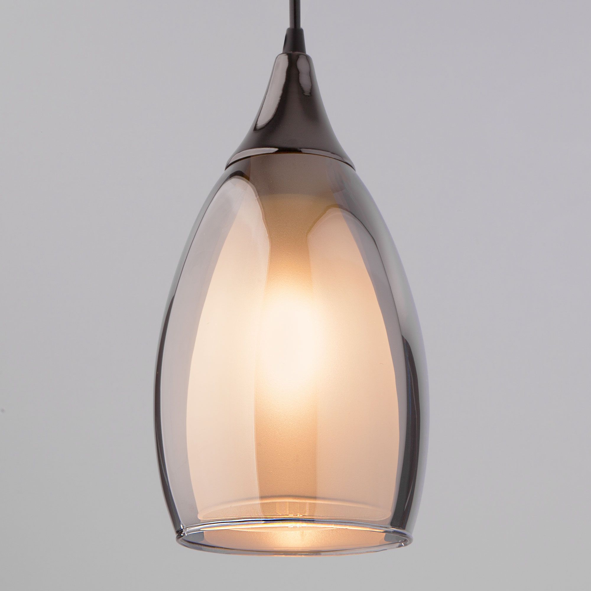 картинка Подвесной светильник со стеклянным плафоном 50085/1 черный жемчуг