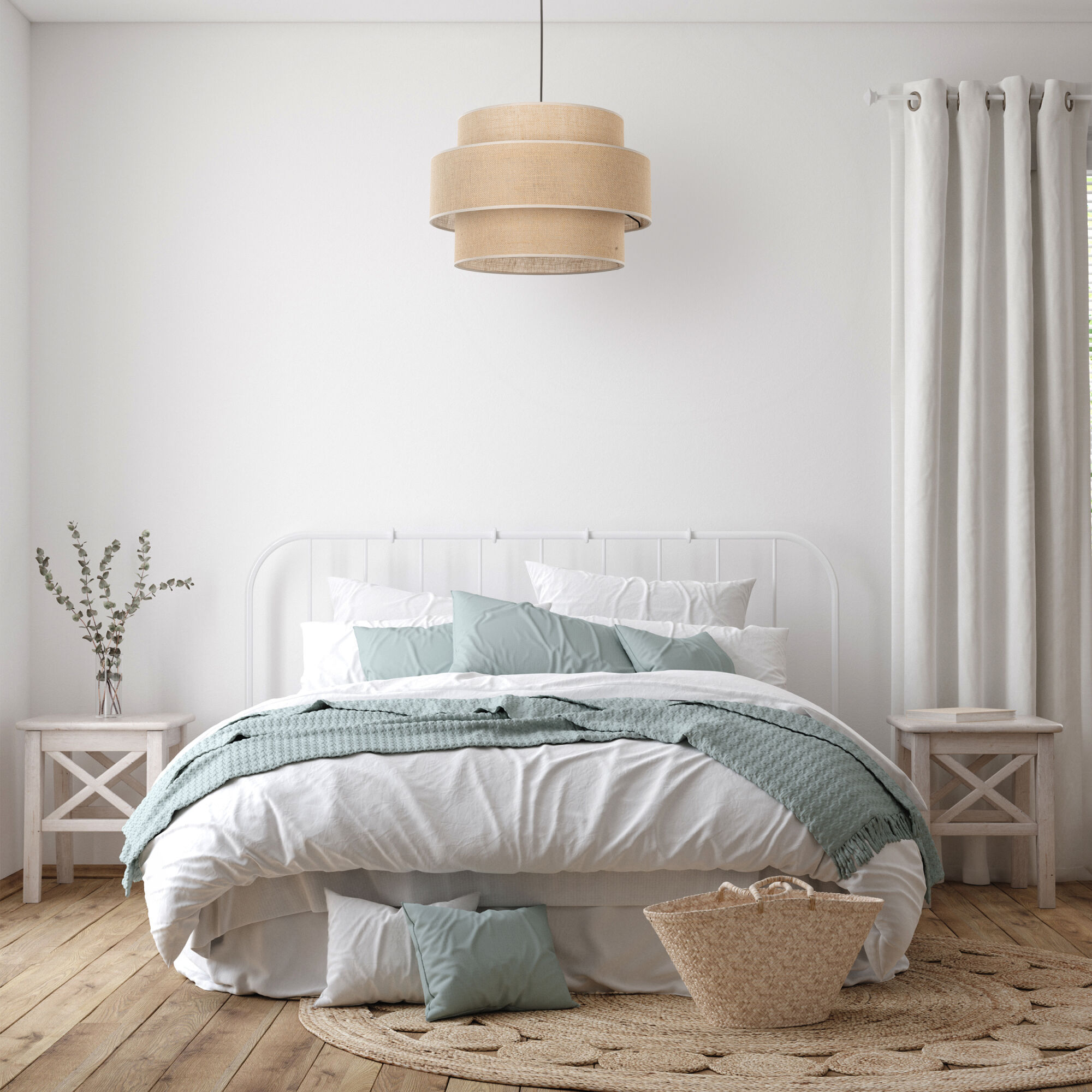 картинка Подвесной светильник с тканевым рассеивателем 5419 Calisto