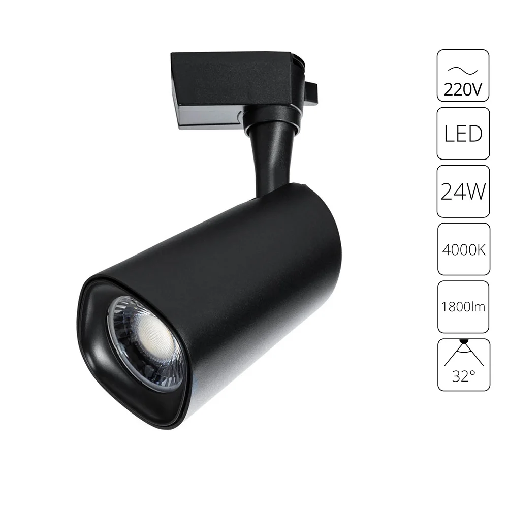 картинка Трековый светильник Arte Lamp BARUT A4563PL-1BK