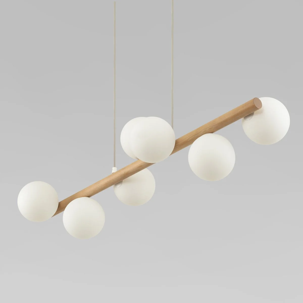 картинка Подвесной светильник со стеклянными плафонами 5905 Estera Wood