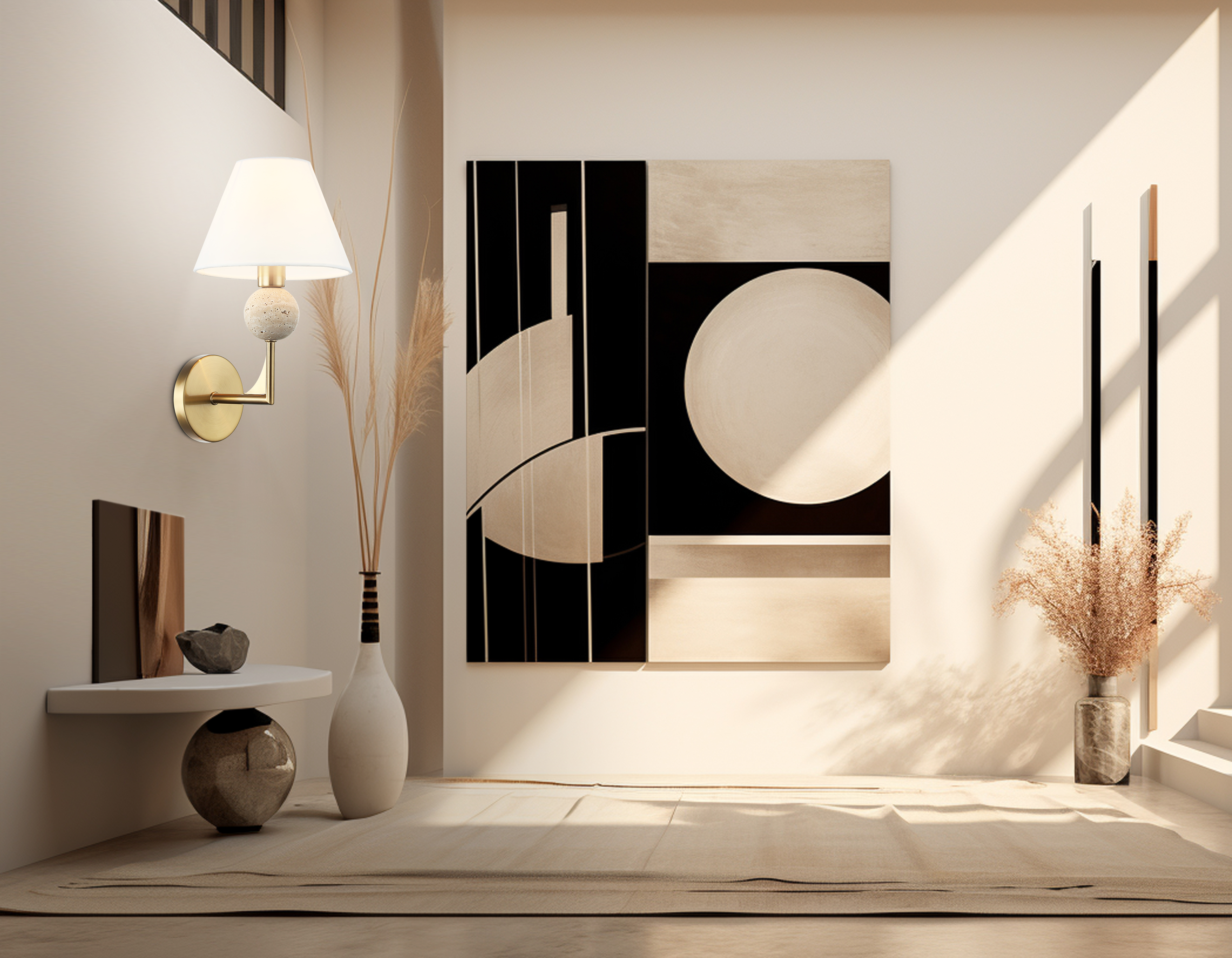 картинка Настенный светильник с абажуром LH75165