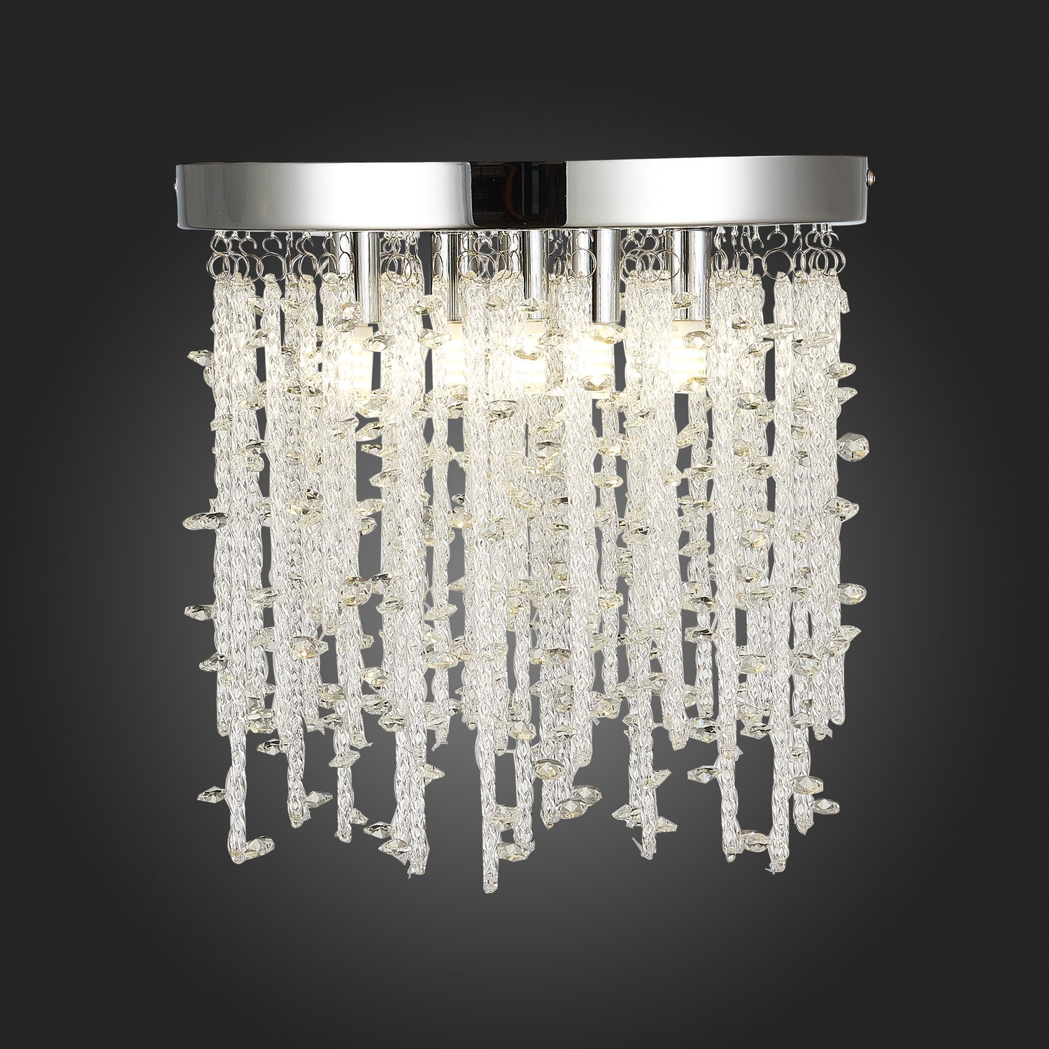 картинка SLE103302-05 Светильник потолочный Хром/Прозрачный G9 LED 5*3W