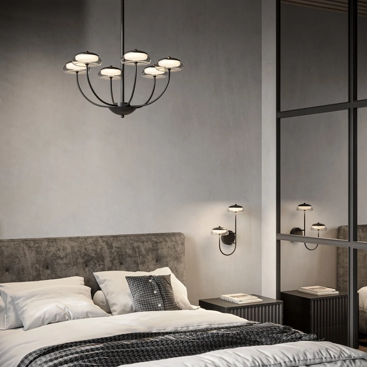 картинка Потолочный светильник со стеклянным плафоном 50388 LED Черный