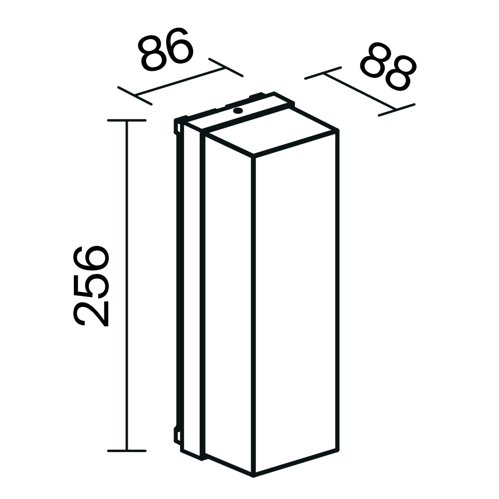 картинка Настенный светильник (бра) Outdoor O450WL-01GF