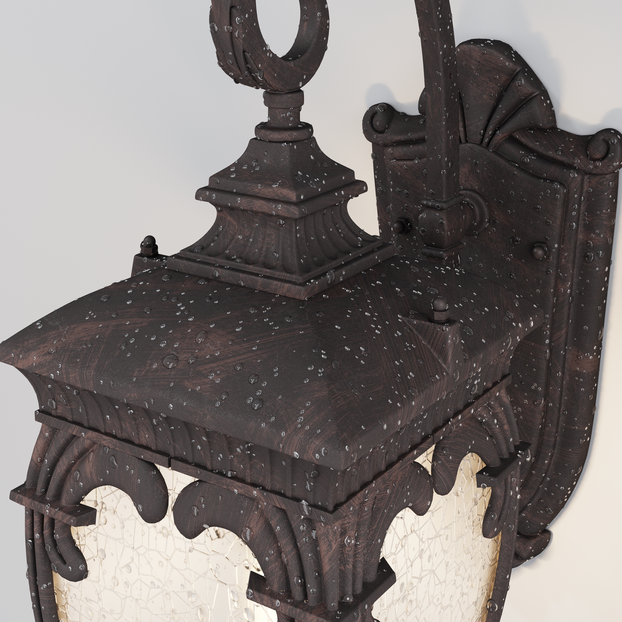 картинка Настенный светильник (бра) Outdoor O414WL-01BZ