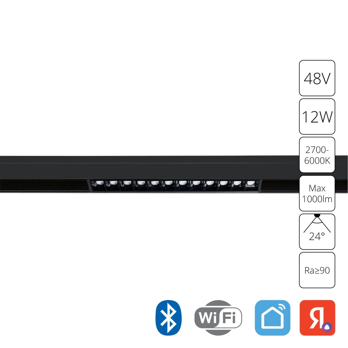 картинка Магнитный трековый светильник Arte Lamp LINEA SMART A4694PL-1BK