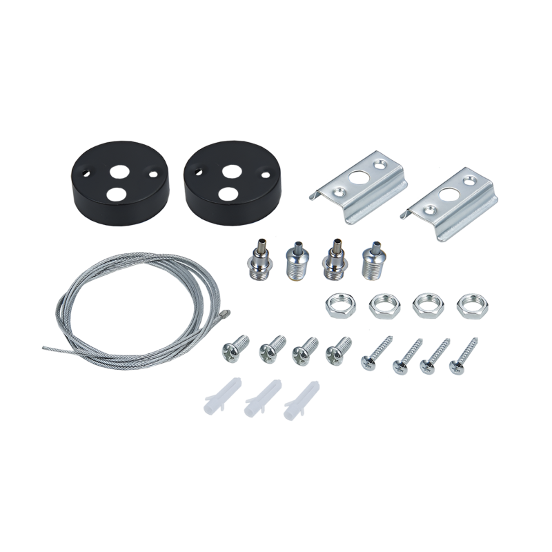 картинка Комплект SRB2-BL 2м для подвесного монтажа шинопровода RB черный IN HOME
