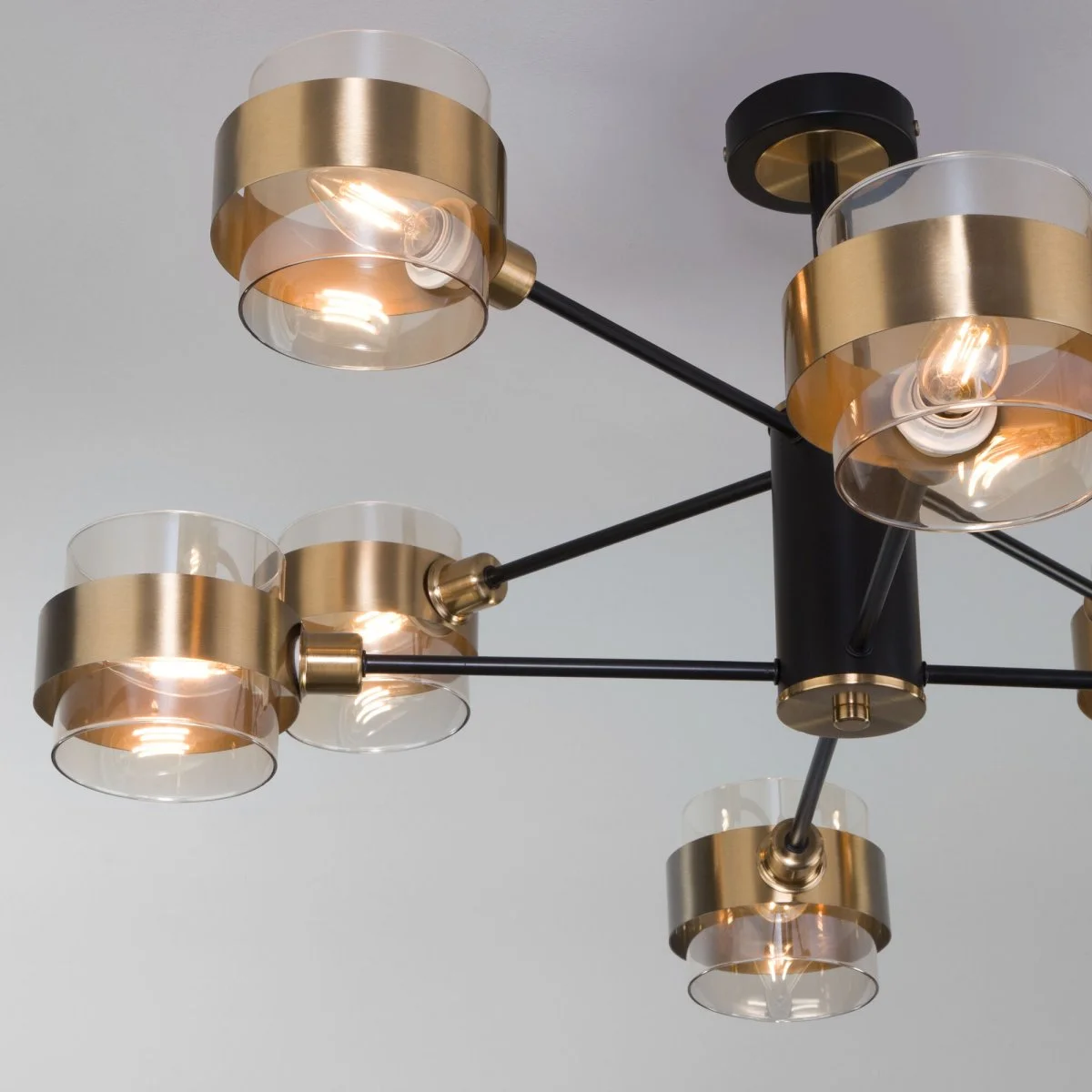 картинка Потолочная люстра в стиле лофт 70127/8 черный