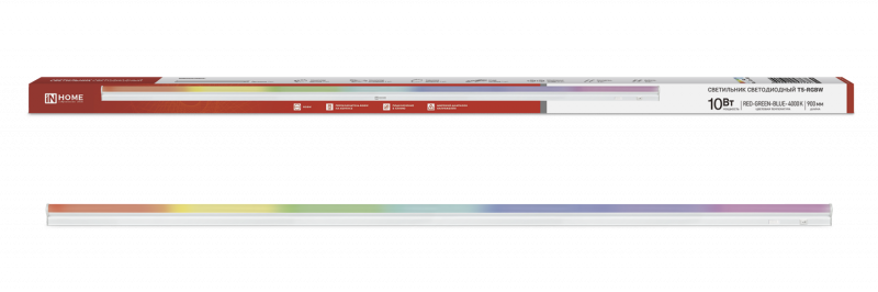картинка Светильник светодиодный СПБ-Т5-RGBW 10Вт 230B red-green-blue-4000К 900мм IN HOME