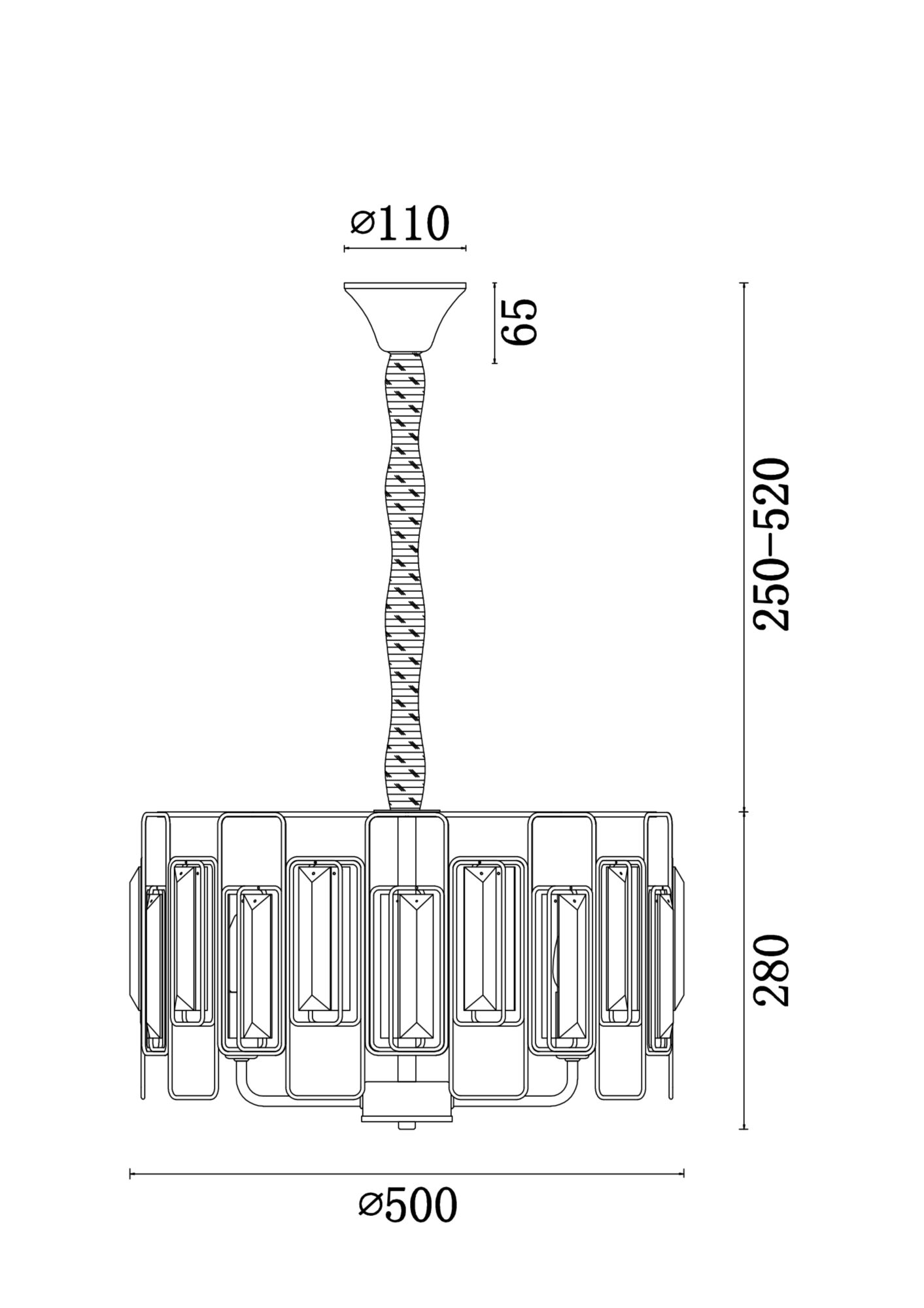 картинка Люстра Freya FR5045PL-05G