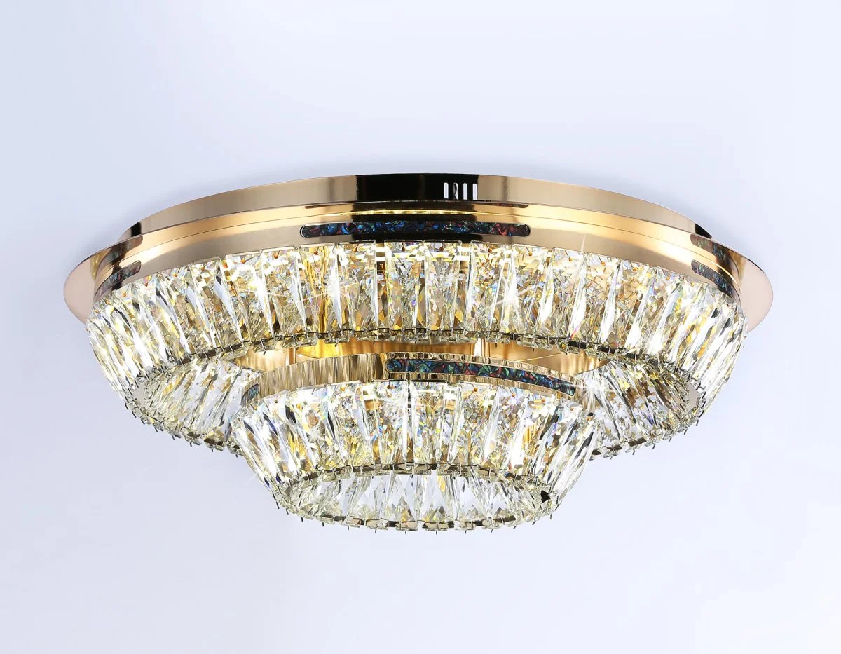 картинка Потолочная светодиодная люстра с хрусталем TR5031