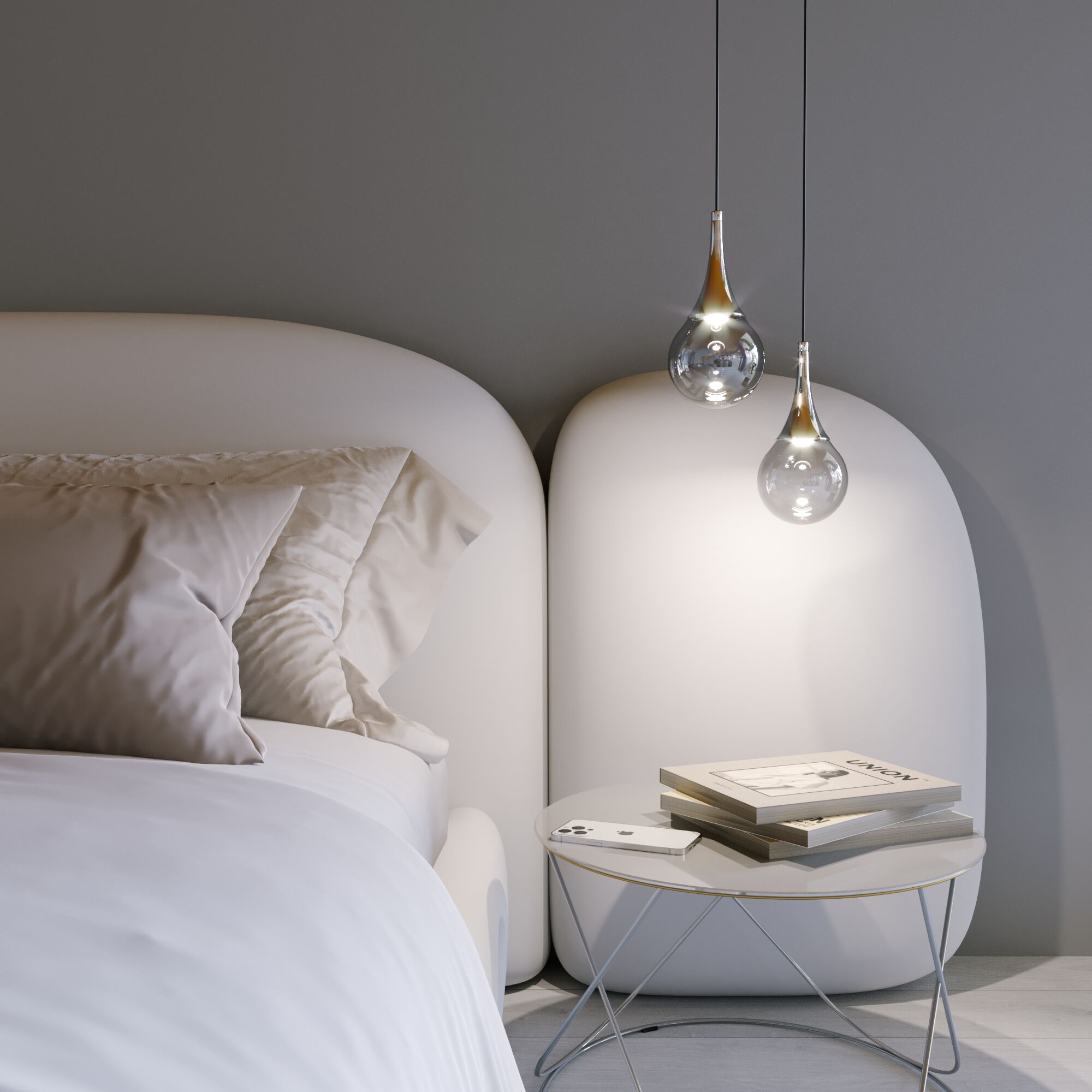 картинка Подвесной светодиодный светильник 50256/1 LED дымчатый