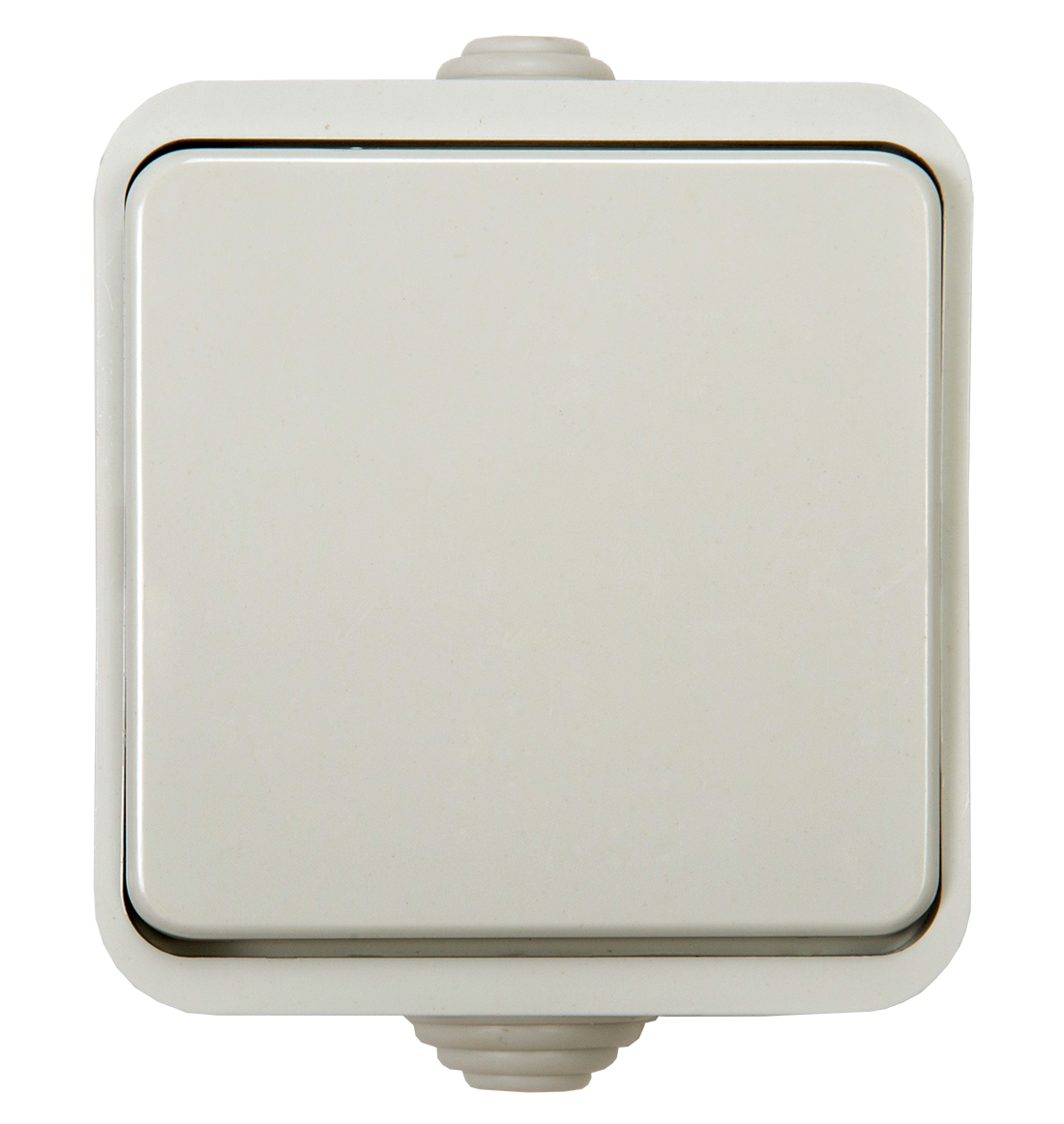 картинка Выключатель одноклавишный AQUA белый полугерметичный 3100 IN HOME