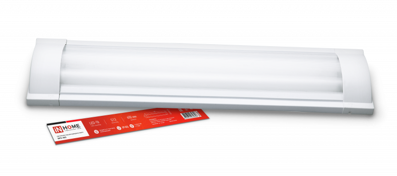 картинка Светильник под светодиодную лампу SPO-405 2xLED-Т8-600 G13 IP40 600мм IN HOME