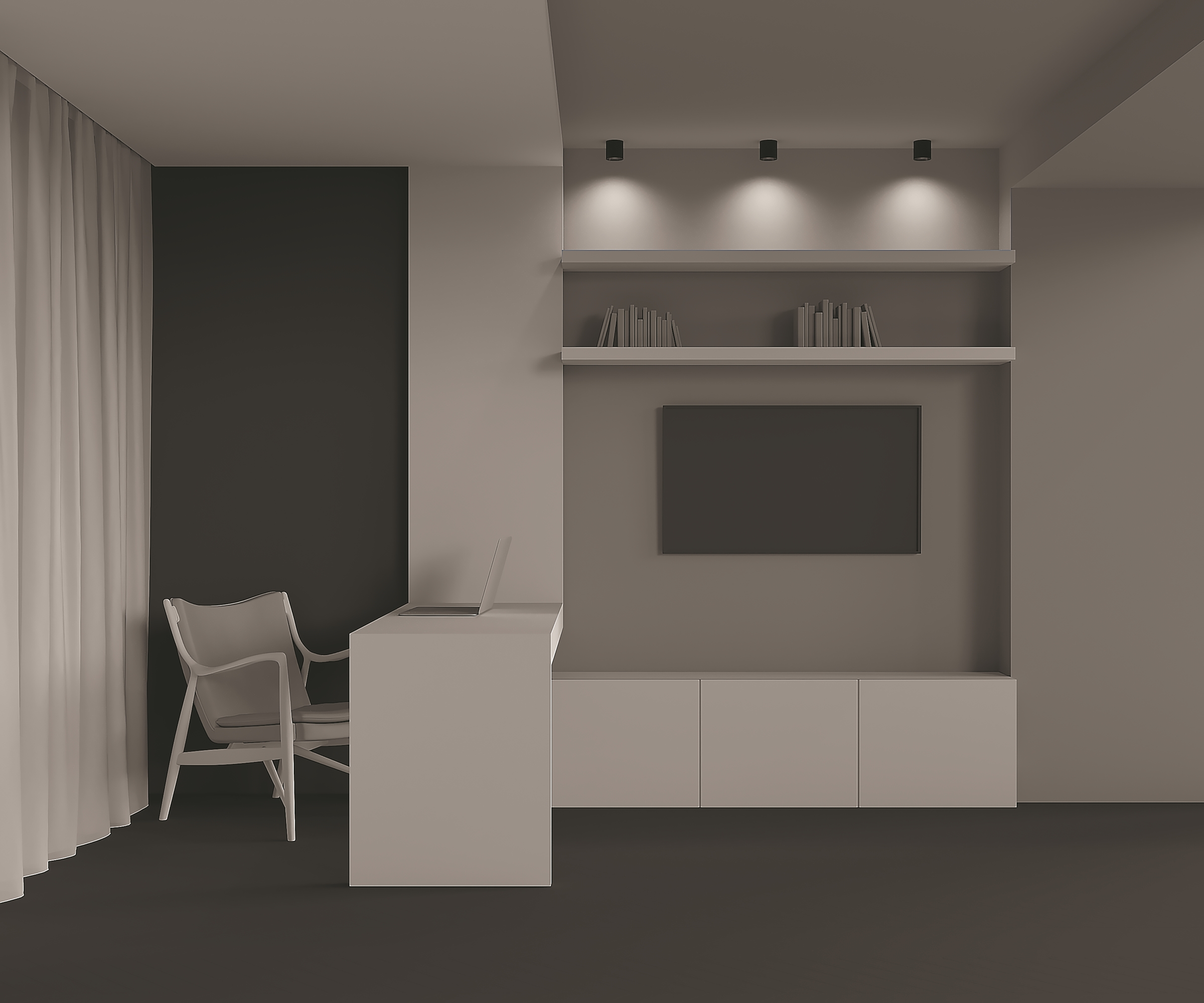 картинка Потолочный светильник Technical C064CL-L12B4K